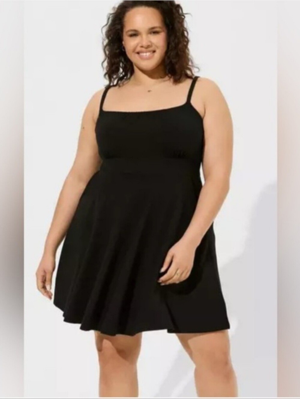 Torrid Foxy Knit Scoop Neckline Skater Dress